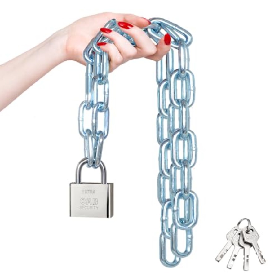 Bike Chain - Zware 39 inch 8 mm gegalvaniseerde