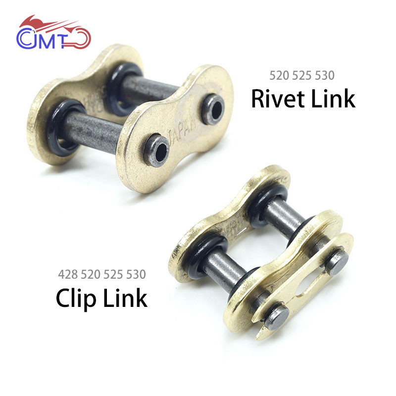 428 Chain - Motorfiets Aandrijfketting O-ring Mater Link Gouden