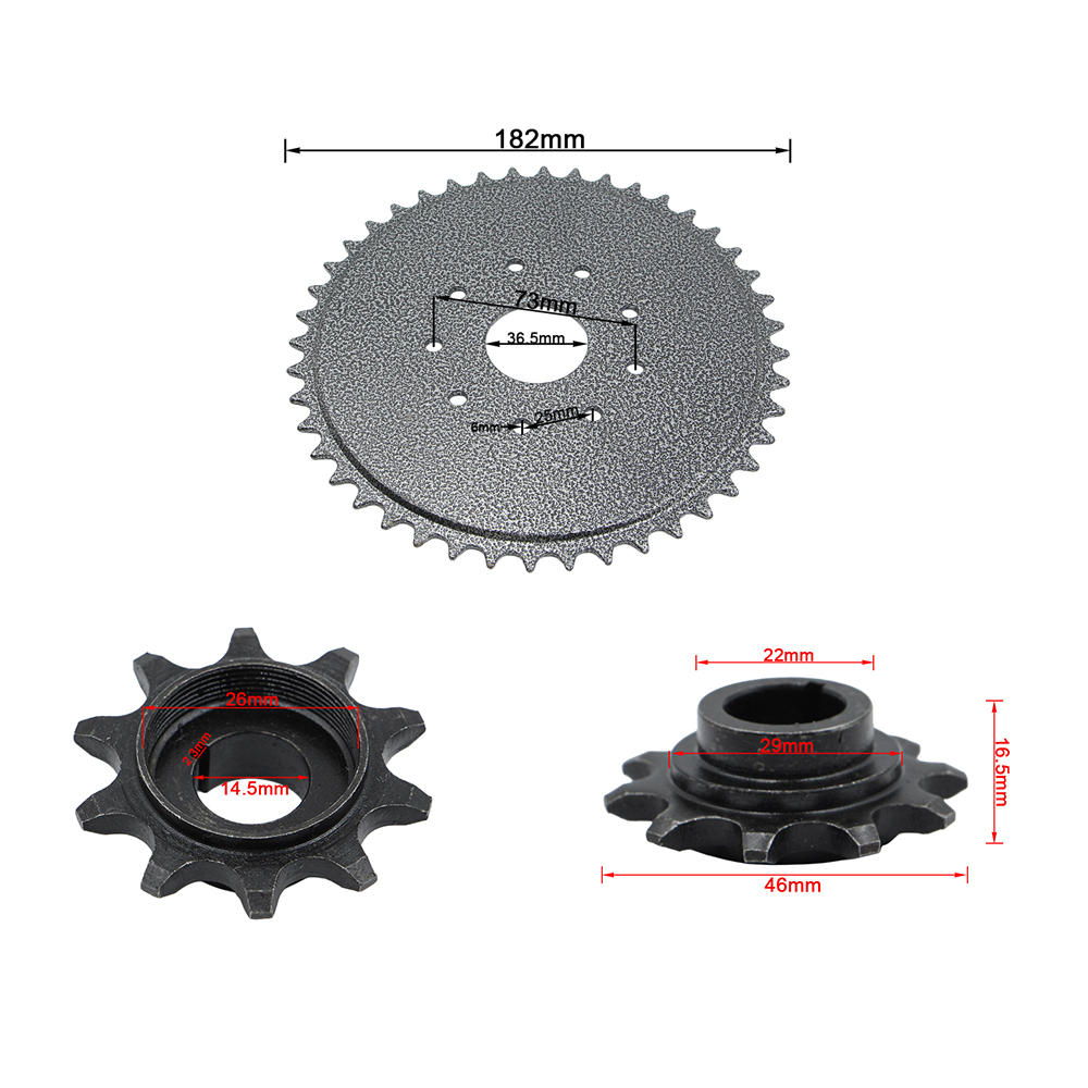 44 Tand Achter Drive Tandwiel  - Chain Kit Motorcycle recensie en prijs
