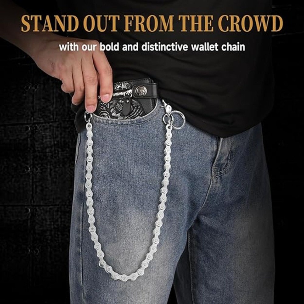 Hiphop-stijl zilveren tailleke - Bicycle Chain recensie en prijs
